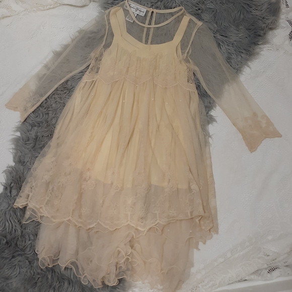 Vintage Hopeless Romantic Dress Girls sz 6 - Picture 3 of 10